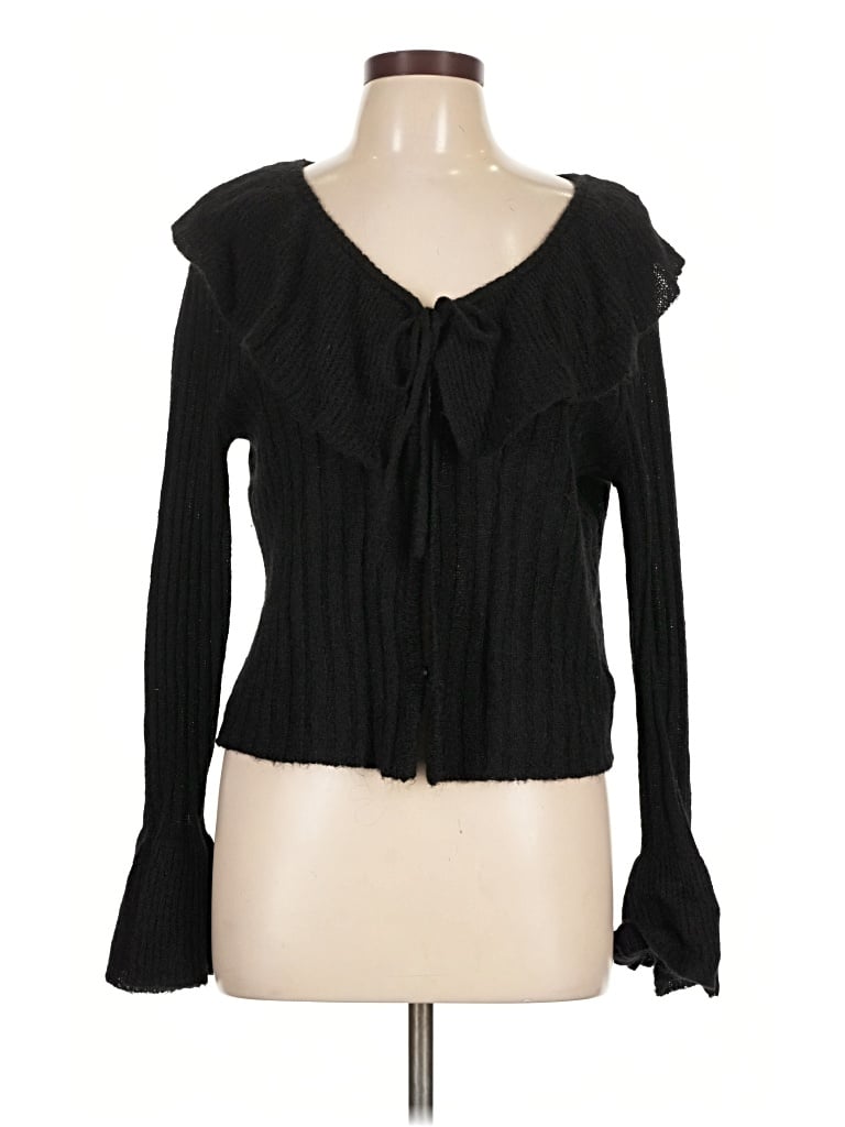 Pre-owned Old Navy Cardigan Sweater In Black
