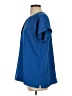 J.Jill Blue Short Sleeve Blouse Size S - photo 5