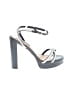 BCBGMAXAZRIA 100% Leather Gray Sandals Size 9 1/2 - photo 1