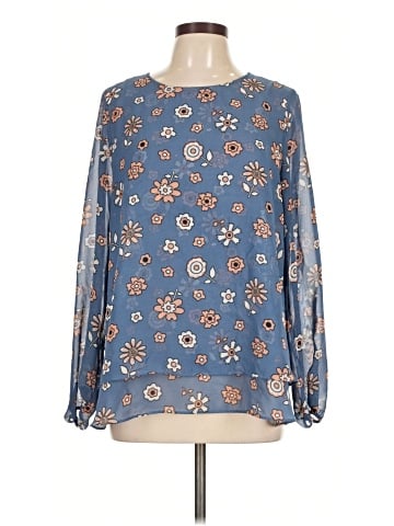 Anne Klein Long Sleeve Blouse (view 1)