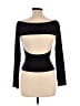Unbranded Black Long Sleeve Top Size L - photo 2