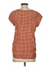 Joie 100% Silk Orange Short Sleeve Silk Top Size S - photo 2