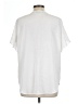 DKNY 100% Polyester White Short Sleeve Blouse Size L - photo 2