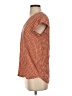 Joie 100% Silk Orange Short Sleeve Silk Top Size S - photo 5