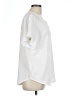 DKNY 100% Polyester White Short Sleeve Blouse Size L - photo 4