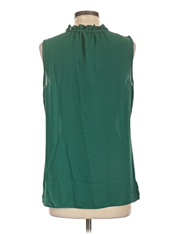 Rose + Olive Sleeveless Blouse (view 2)