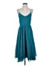ASOS 100% Polyester Teal Cocktail Dress Size 4 - photo 1