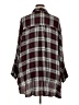 Assorted Brands 100% Rayon Plaid Burgundy 3/4 Sleeve Blouse Size 1X - photo 2