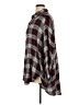 Assorted Brands 100% Rayon Plaid Burgundy 3/4 Sleeve Blouse Size 1X - photo 5