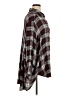 Assorted Brands 100% Rayon Plaid Burgundy 3/4 Sleeve Blouse Size 1X - photo 4