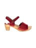 Sanita 100% Leather Red Sandals Size EU 40 - photo 1