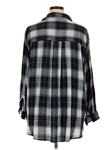 Jane and Delancey 3/4 Sleeve Button-Down Shirt (view 2)