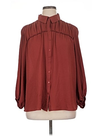Max Studio 3/4 Sleeve Blouse (view 1)