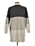 Moda International Color Block Gray Wool Pullover Sweater Size L - photo 2
