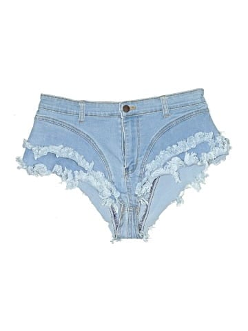 Daisy Denim Shorts (view 1)