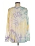 T Party Tie-dye Yellow Pullover Sweater Size M - photo 2