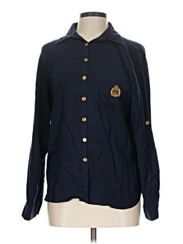 Lauren by Ralph Lauren Long Sleeve Button-Down Shirt (view 1)