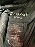 George 100% Polyester Black Trenchcoat Size 1X - photo 6
