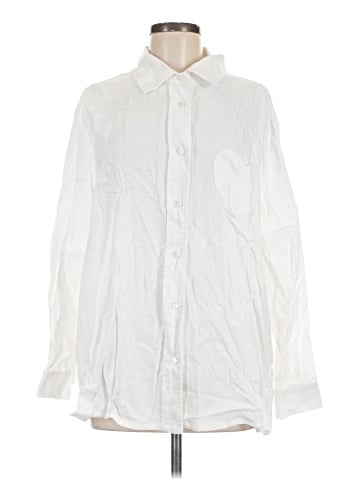 Shiny By Nature Long Sleeve Button-Down Shirt (view 1)