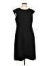Jones Studio Solid Black Casual Dress Size 12 - photo 1