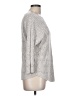 Nic + Zoe Chevron-herringbone Silver Pullover Sweater Size L - photo 4