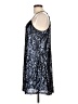 Express Blue Silver Cocktail Dress Size L - photo 5