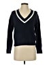 Abercrombie & Fitch Chevron-herringbone Blue Pullover Sweater Size S - photo 1
