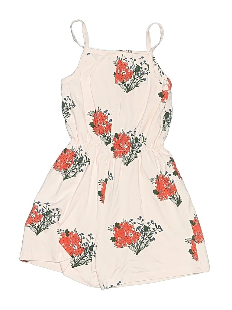 Pre-owned Tinycottons Kids' Dress In Ivory
