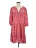 Gerard Darel Paisley Pink Casual Dress Size Med (3) - photo 1