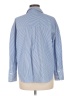 Zara Stripes Blue Long Sleeve Button-Down Shirt Size M - photo 2