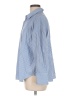 Zara Stripes Blue Long Sleeve Button-Down Shirt Size M - photo 5