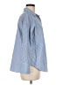 Zara Stripes Blue Long Sleeve Button-Down Shirt Size M - photo 4