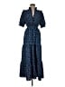 Max Studio Blue Casual Dress Size M - photo 1