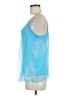 NY&C 100% Polyester Blue Sleeveless Blouse Size M - photo 5