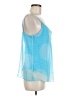 NY&C 100% Polyester Blue Sleeveless Blouse Size M - photo 4