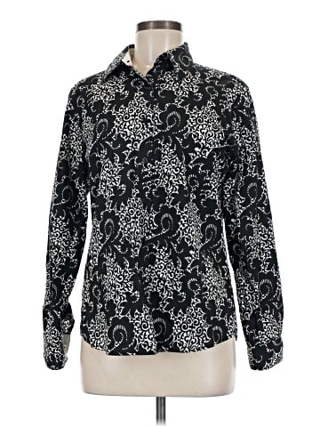 Foxcroft Long Sleeve Button-Down Shirt (view 1)