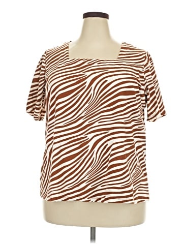 Jessica London Short Sleeve Blouse (view 1)
