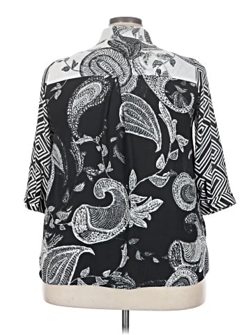 Rose + Olive 3/4 Sleeve Blouse (view 2)