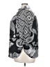 Rose + Olive 100% Polyester Paisley Silver 3/4 Sleeve Blouse Size 1X - photo 5