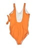 Unbranded Color Block Orange One Piece Swimsuit Size M - photo 2