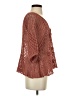 Zara Brown 3/4 Sleeve Blouse Size S - photo 4