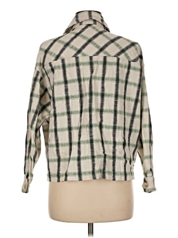 Zara 3/4 Sleeve Button-Down Shirt (view 2)