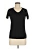 Nike 100% Polyester Black Active T-Shirt Size M - photo 1