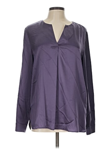 Etcetera Long Sleeve Silk Top (view 1)