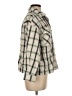 Zara Plaid Green 3/4 Sleeve Button-Down Shirt Size M - photo 4