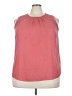41Hawthorn 100% Polyester Pink Sleeveless Blouse Size 2X - photo 1