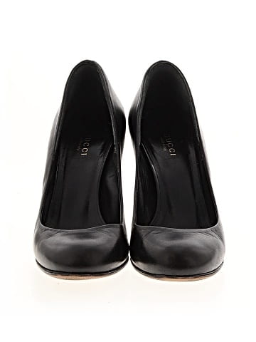 Gucci Goldie Black Leather High Heel Pump (view 2)