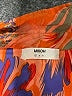 Mikoh 100% Cotton Print Orange Long Sleeve Blouse Size Sm (1) - photo 7