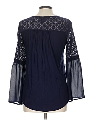 August Silk Long Sleeve Blouse (view 2)