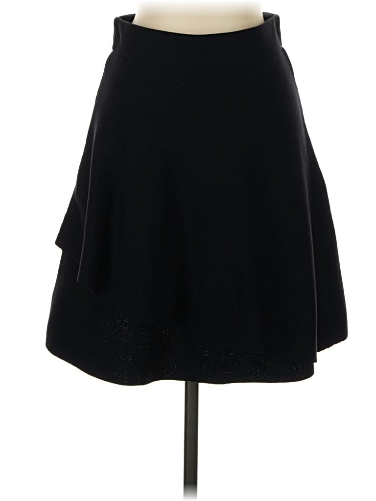 Pre-owned Zara Basic Casual Skirt In Black